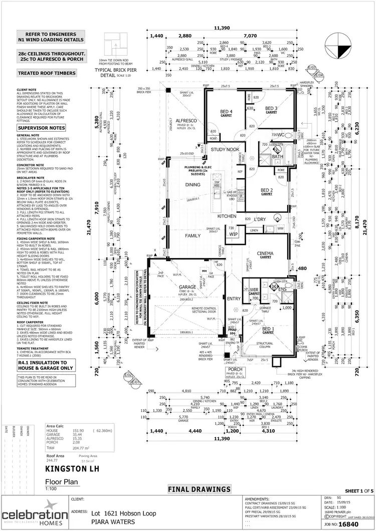 Floorplan of Homely house listing, 42 Hobson Loop, Piara Waters WA 6112