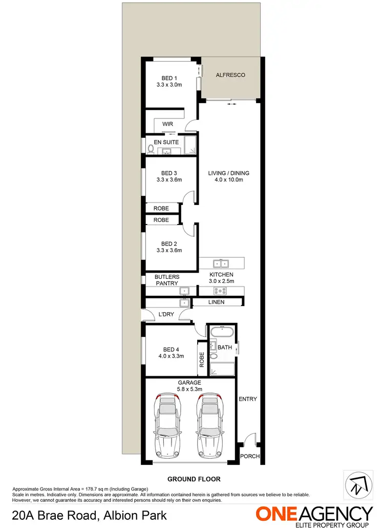 Floorplan of Homely semi-detached listing, 20A Brae Road, Albion Park NSW 2527