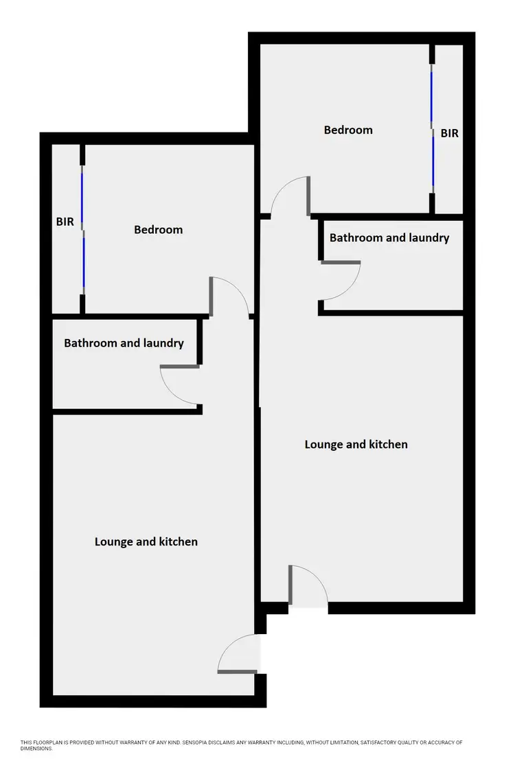 Floorplan of Homely block of units listing, 8 Dodgshun Street, Hopetoun VIC 3396