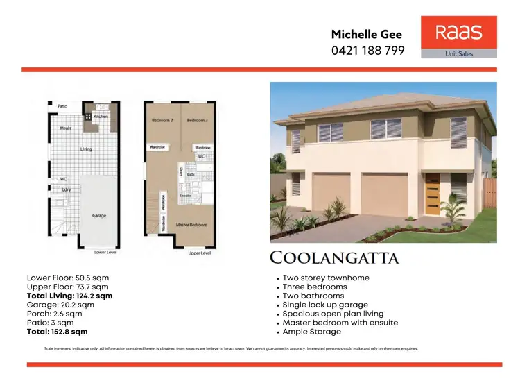 Floorplan of Homely townhouse listing, 48/28 Fortune Street, Coomera QLD 4209