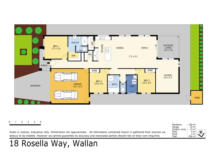 Floorplan of Homely house listing, 18 Rosella Way, Wallan VIC 3756