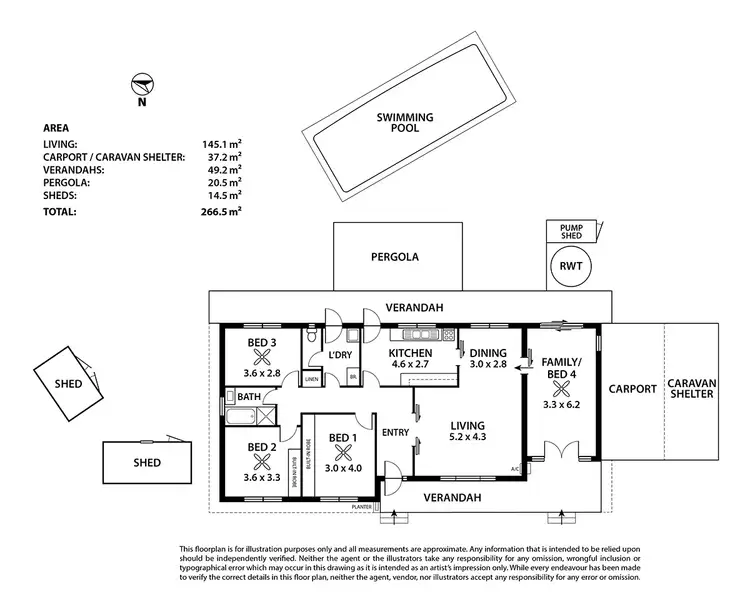 Floorplan of Homely house listing, 28 Caroline Street, Murray Bridge SA 5253