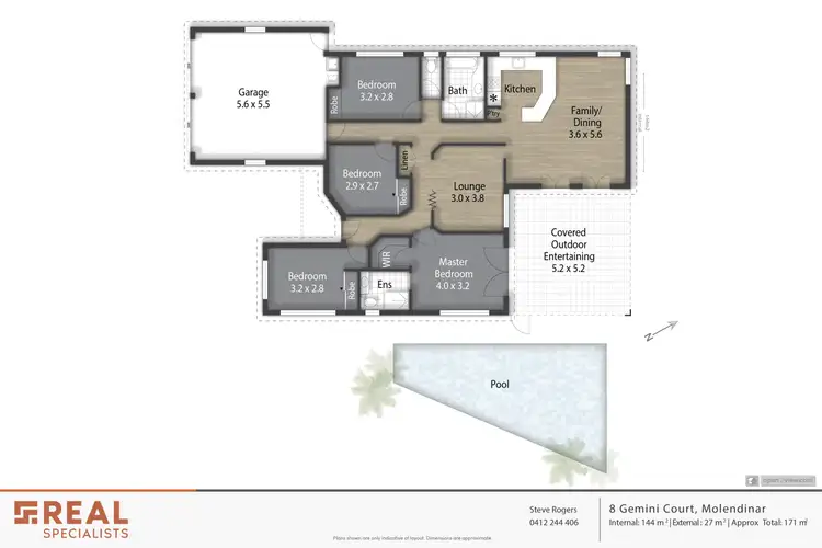 Floorplan of Homely house listing, 8 Gemini Circuit, Molendinar QLD 4214