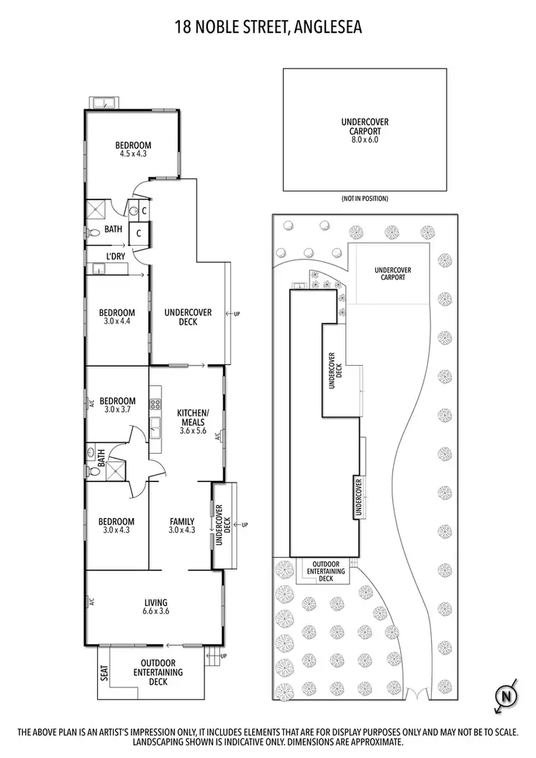Floorplan of Homely house listing, 18 Noble Street, Anglesea VIC 3230
