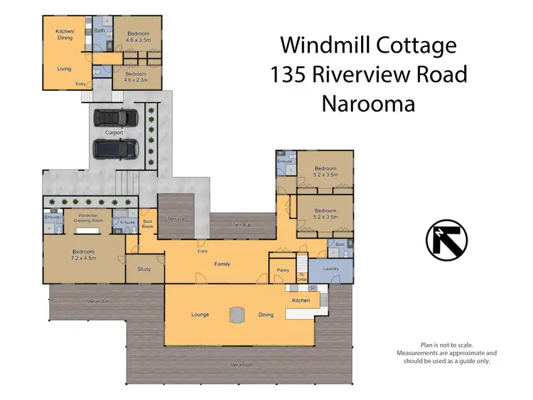 Floorplan of Homely rural property listing, 135 Riverview Road, North Narooma NSW 2546