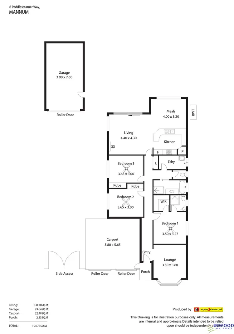 Floorplan of Homely house listing, 8 Paddlesteamer Way, Mannum SA 5238