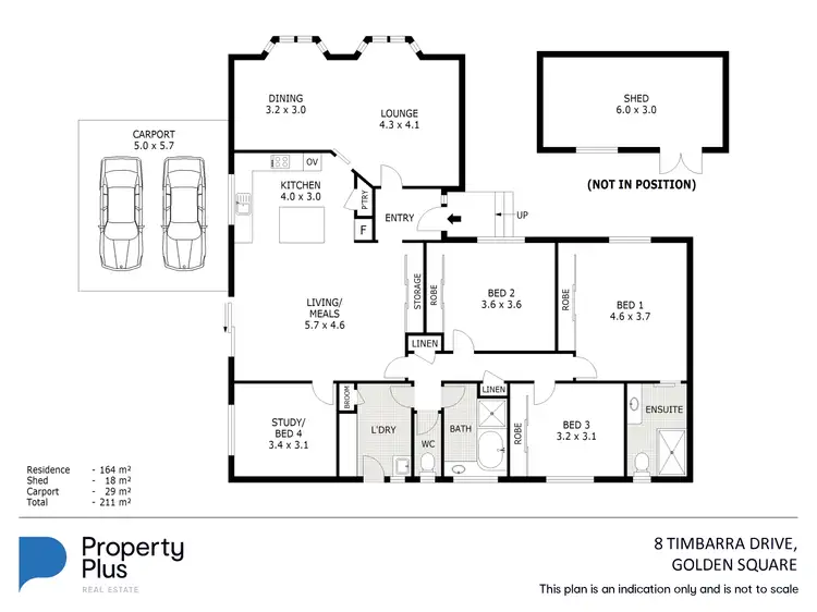 Floorplan of Homely house listing, 8 Timbarra Drive, Golden Square VIC 3555