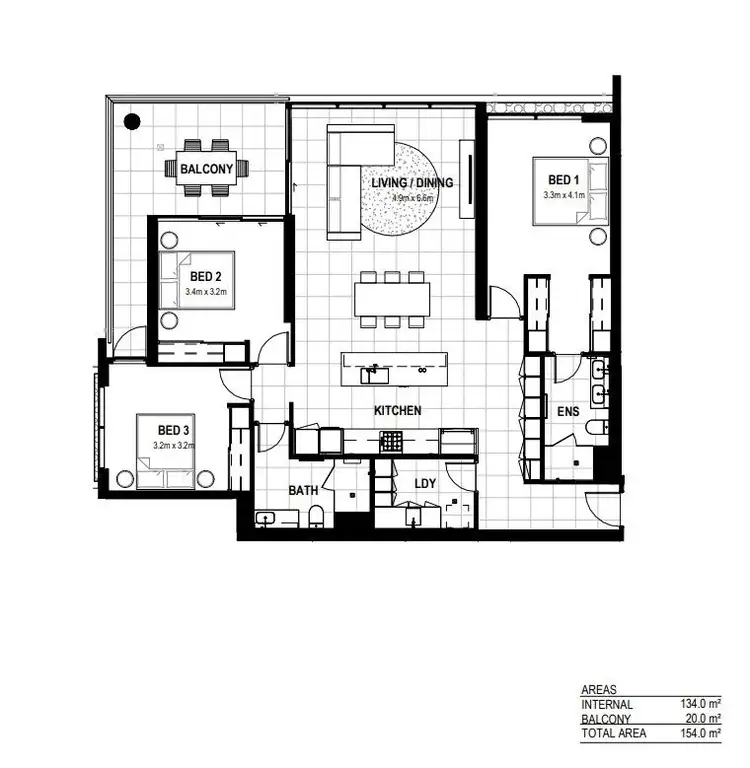 Floorplan of Homely unit listing, Address available on request