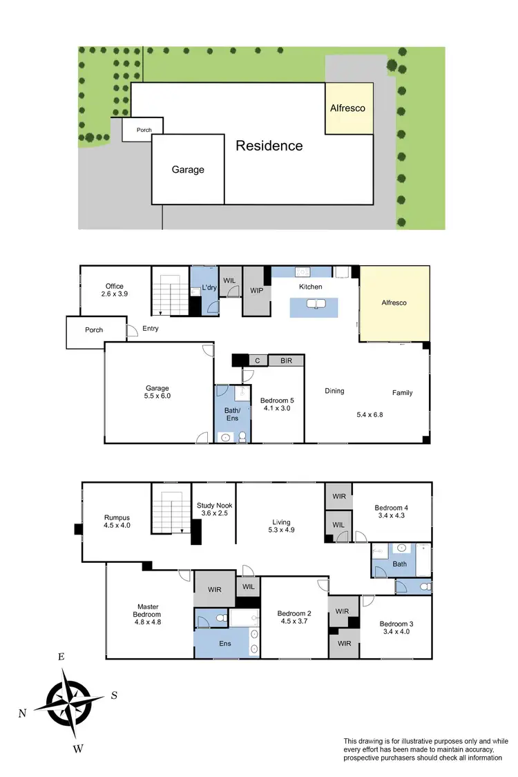 Floorplan of Homely house listing, 6 Snead Boulevard, Cranbourne VIC 3977