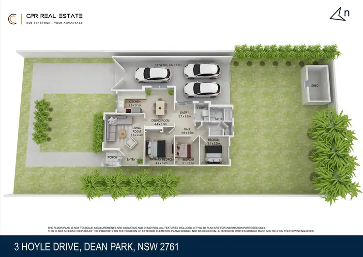 Floorplan of Homely house listing, 3 Hoyle Drive, Dean Park NSW 2761