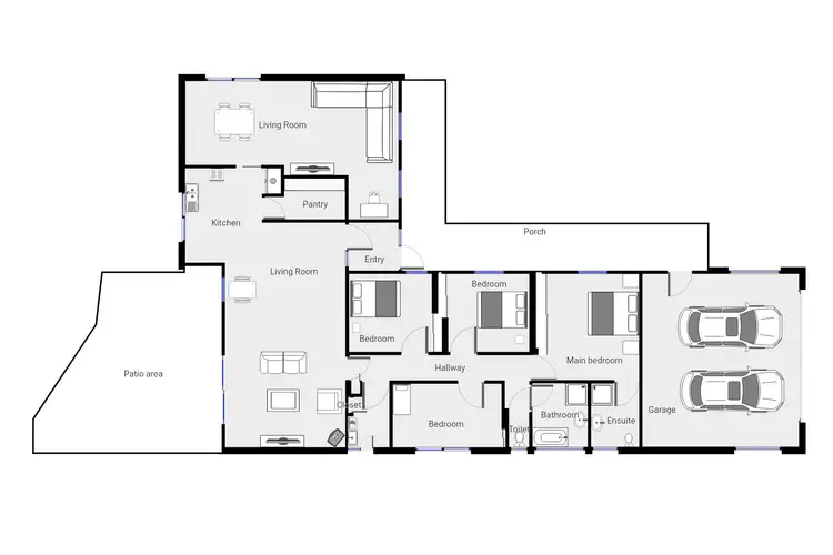 Floorplan of Homely house listing, 1 Hartwick Court, Grovedale VIC 3216