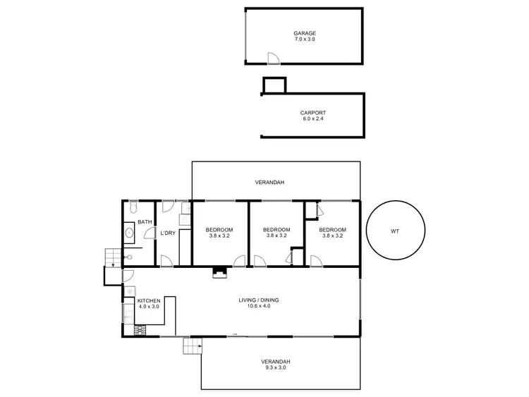 Floorplan of Homely house listing, 9 Trout Stream Way, Macs Cove VIC 3723