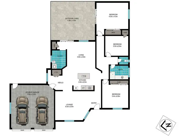 Floorplan of Homely house listing, 10 Joseph Street, Oakey QLD 4401