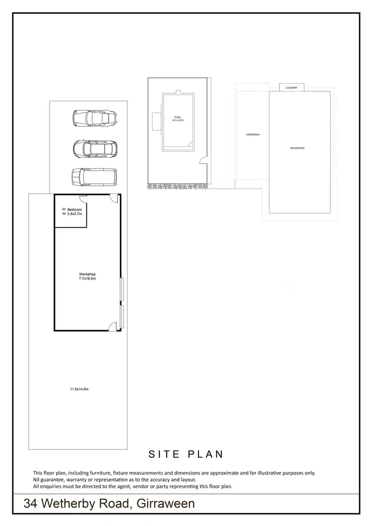 Floorplan of Homely house listing, 34 Wetherby Road, Girraween NT 836