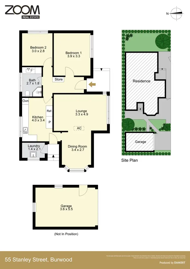 Floorplan of Homely house listing, 55 Stanley Street, Burwood NSW 2134