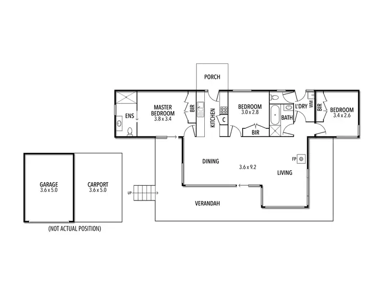 Floorplan of Homely house listing, 180 Star of the Glen Road, Bonnie Doon VIC 3720