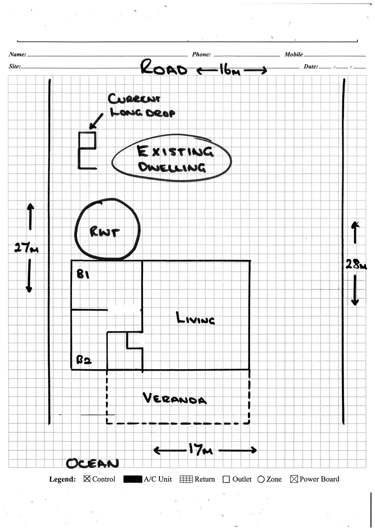 Floorplan of Homely house listing, 6 Hillier Crescent, Foul Bay SA 5577