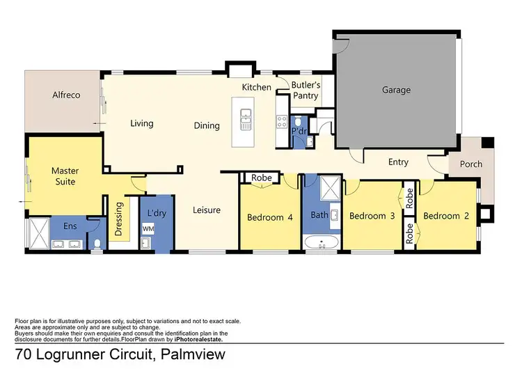 Floorplan of Homely house listing, 70 Logrunner Circuit, Palmview QLD 4553
