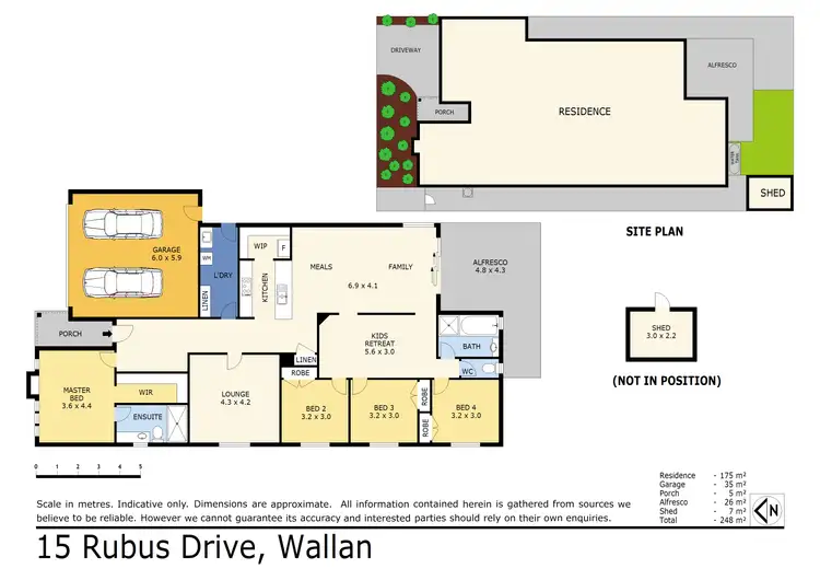 Floorplan of Homely house listing, 15 Rubus Drive, Wallan VIC 3756