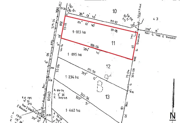 Floorplan of Homely rural property listing, LOT 11 Warren Road, Heathcote VIC 3523