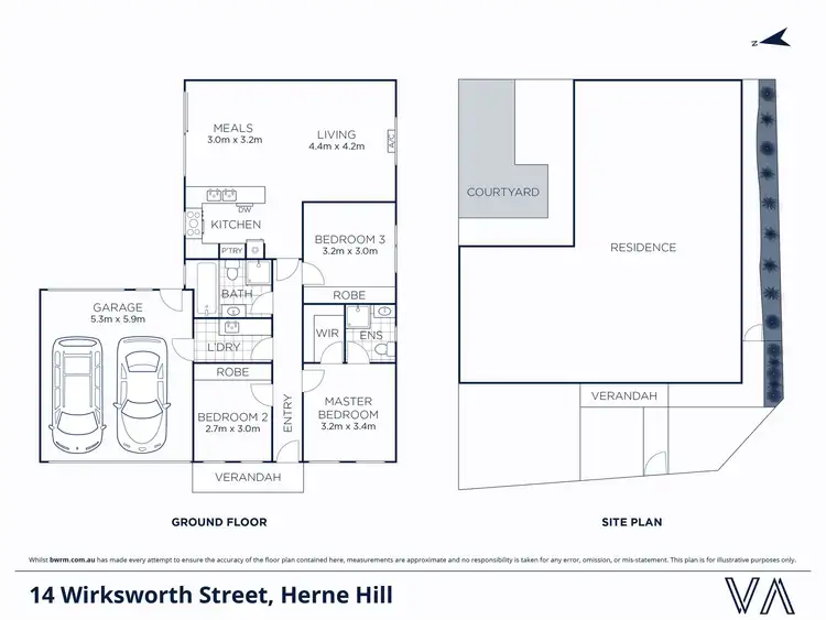 Floorplan of Homely house listing, 14 Wirksworth Street, Herne Hill VIC 3218