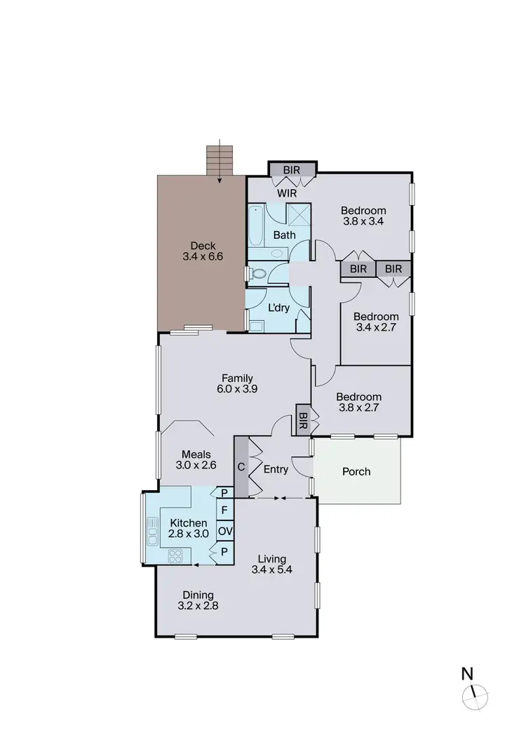 Floorplan of Homely house listing, 14 Chiswick Court, Endeavour Hills VIC 3802