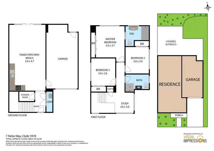 Floorplan of Homely townhouse listing, 7 Nebo Way, Clyde VIC 3978