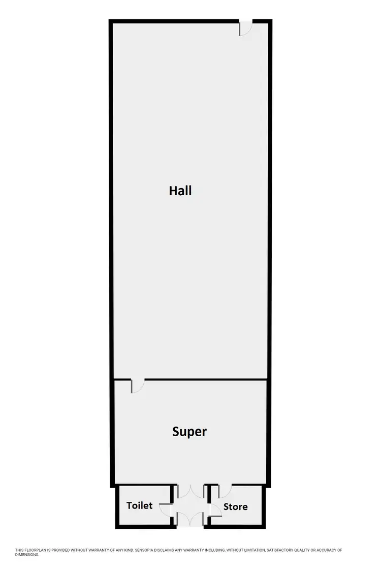 Floorplan of Homely warehouse listing, 50 TOOLE STREET, Hopetoun VIC 3396
