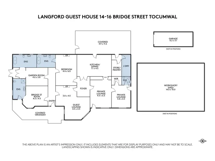 Floorplan of Homely house listing, 14-16 Bridge Street, Tocumwal NSW 2714