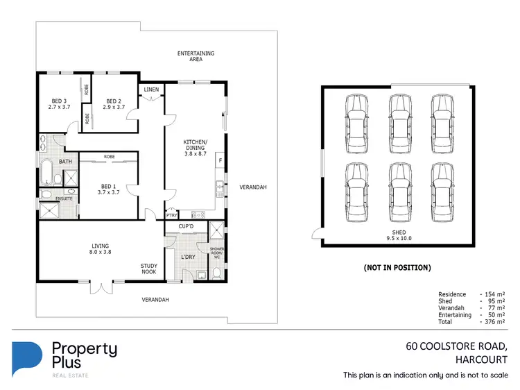 Floorplan of Homely house listing, 60 Coolstore Road, Harcourt VIC 3453