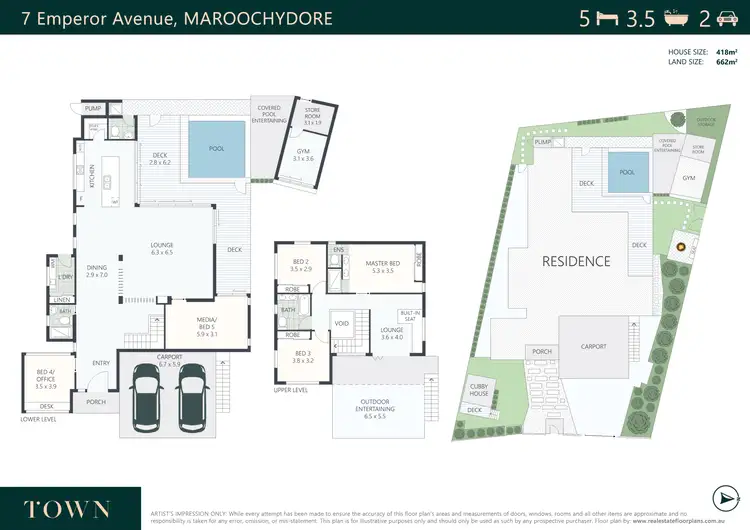 Floorplan of Homely house listing, 7 Emperor Avenue, Maroochydore QLD 4558