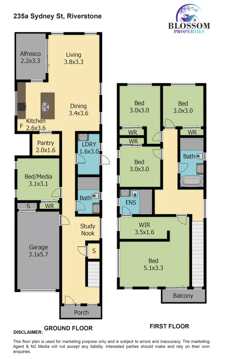 Floorplan of Homely house listing, 235 Sydney Street, Riverstone NSW 2765