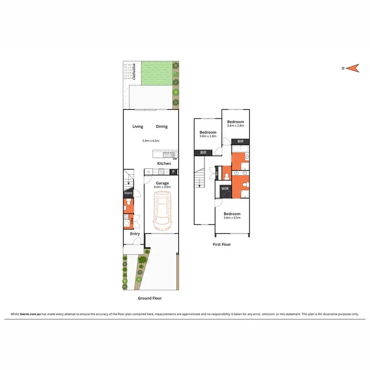 Floorplan of Homely house listing, 25 Maidstone Way, Charlemont VIC 3217