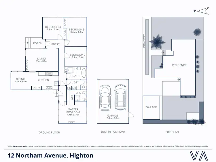 Floorplan of Homely house listing, 12 Northam Avenue, Highton VIC 3216