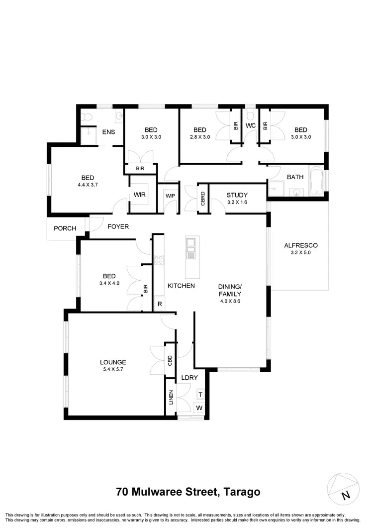 Floorplan of Homely house listing, 70 Mulwaree Street, Tarago NSW 2580
