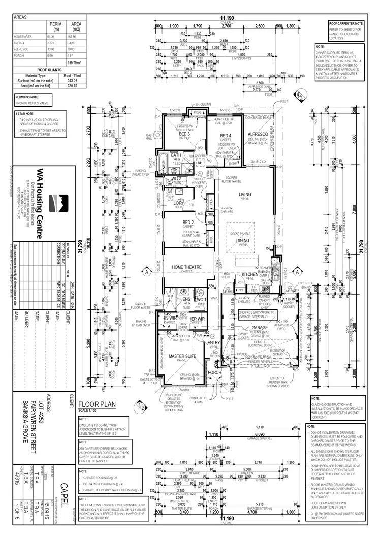 Floorplan of Homely house listing, 45 Fairywren Street, Banksia Grove WA 6031