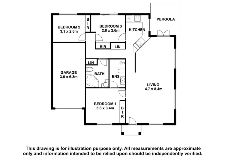 Floorplan of Homely house listing, 1/5 Bellevale Court, Mount Gambier SA 5290
