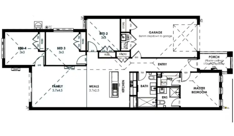 Floorplan of Homely house listing, Address available on request