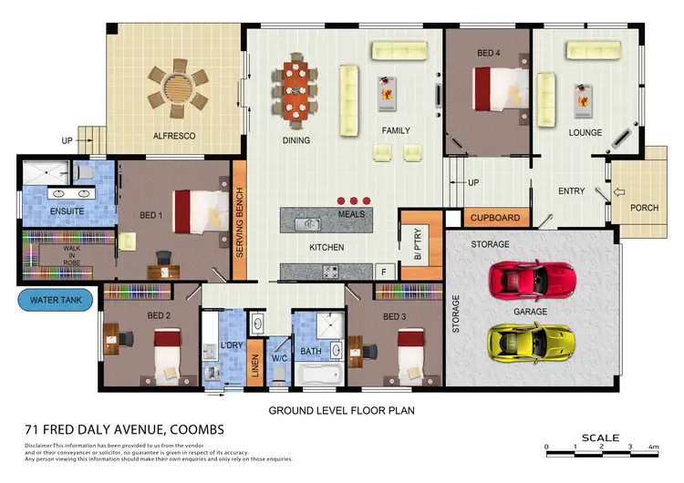 Floorplan of Homely house listing, 71 Fred Daly Avenue, Coombs ACT 2611