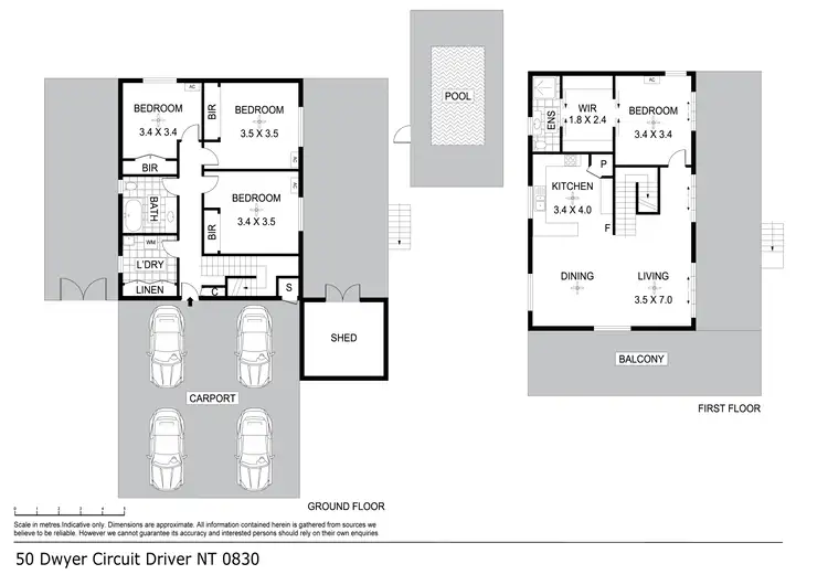 Floorplan of Homely house listing, 50 Dwyer Circuit, Driver NT 830