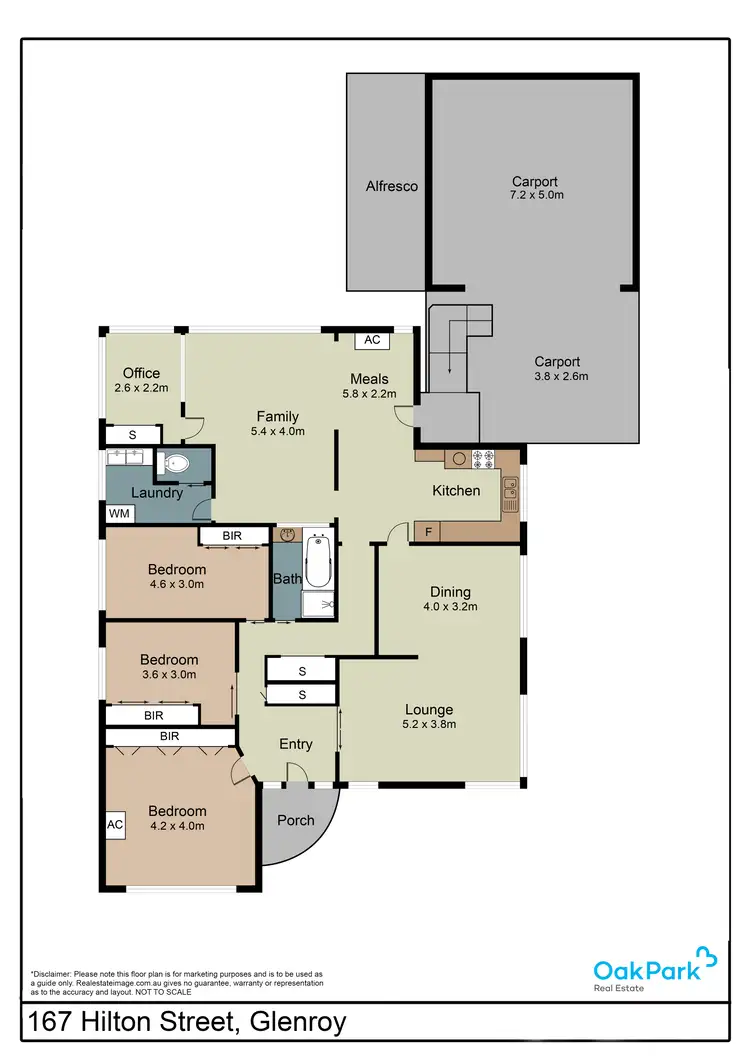 Floorplan of Homely house listing, 167 Hilton Street, Glenroy VIC 3046