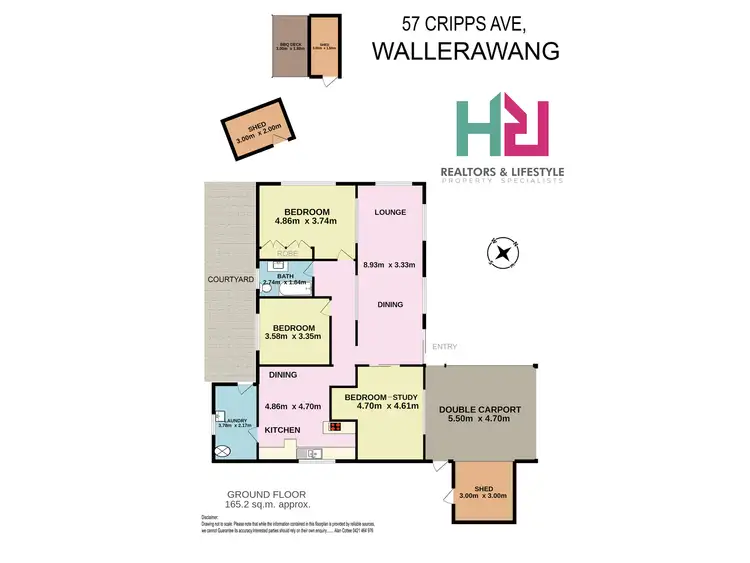 Floorplan of Homely house listing, 57 Cripps Avenue, Wallerawang NSW 2845