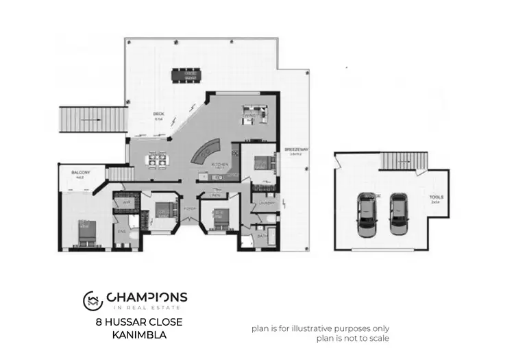 Floorplan of Homely house listing, 8 Hussar Close, Kanimbla QLD 4870