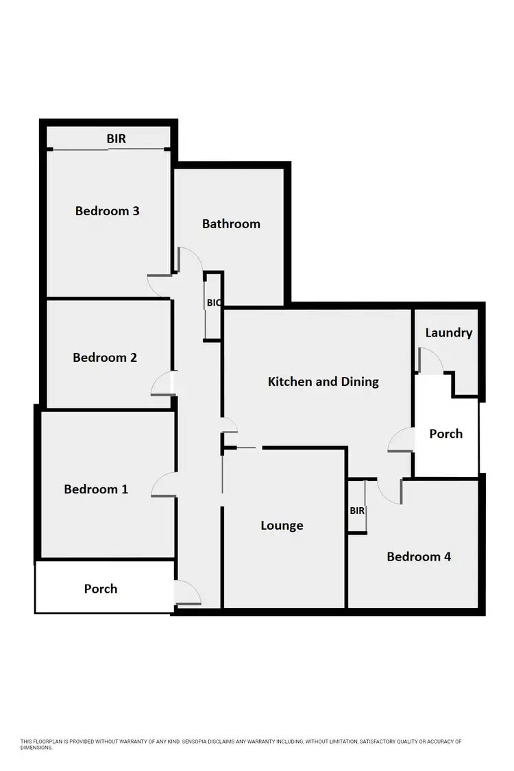 Floorplan of Homely house listing, 26 WOOD STREET, Warracknabeal VIC 3393