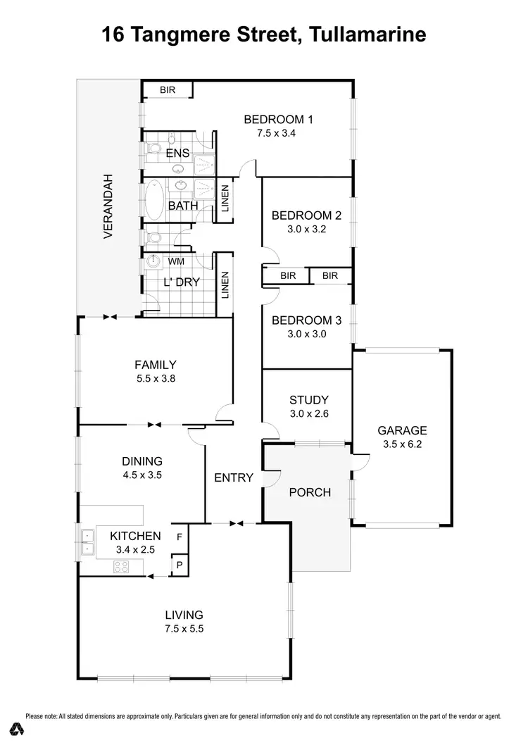 Floorplan of Homely house listing, 16 Tangemere Avenue, Tullamarine VIC 3043