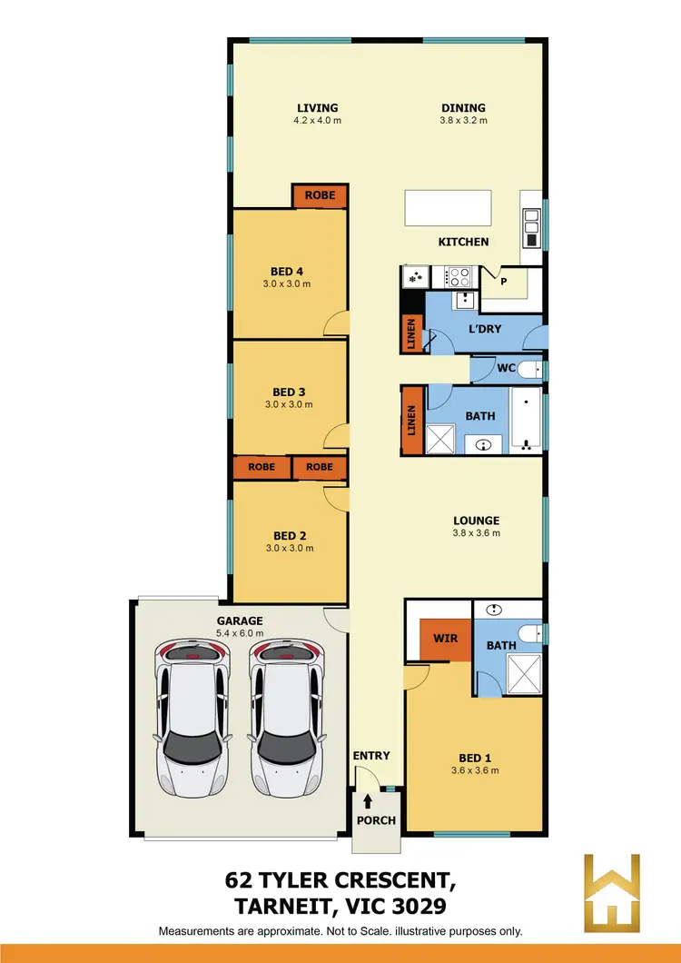 Floorplan of Homely house listing, 62 Tyler Crescent, Tarneit VIC 3029
