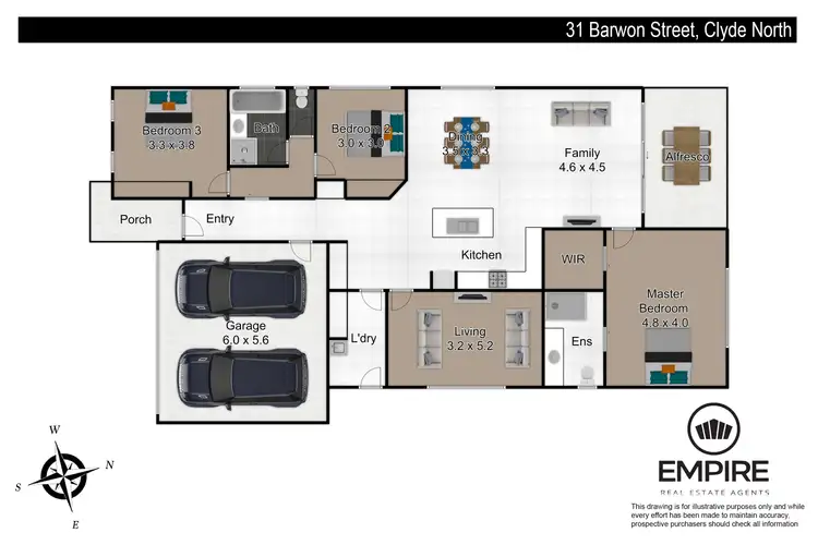 Floorplan of Homely house listing, 31 Barwon Street, Clyde North VIC 3978
