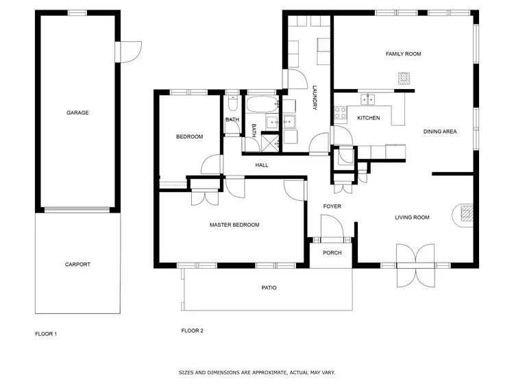 Floorplan of Homely house listing, 2 Jitema Street, Dartmouth VIC 3701