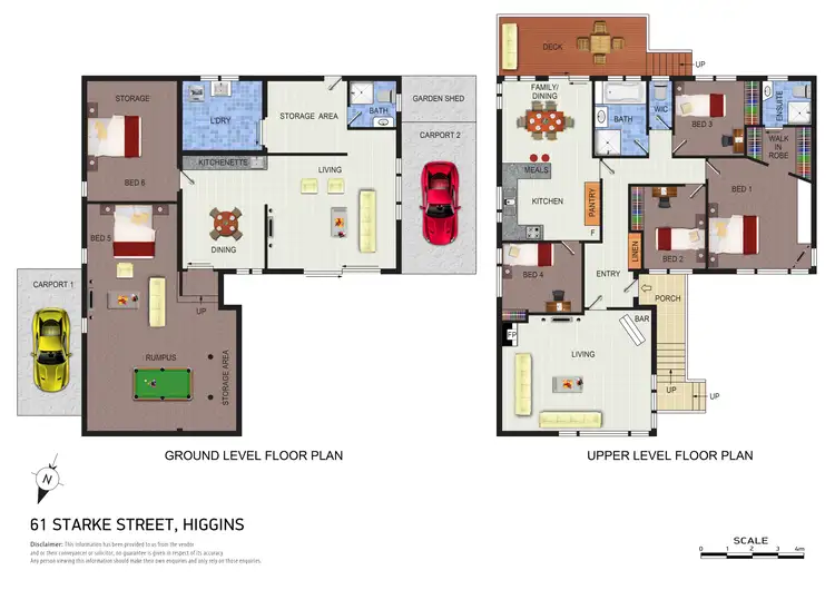 Floorplan of Homely house listing, 61 Starke Street, Higgins ACT 2615