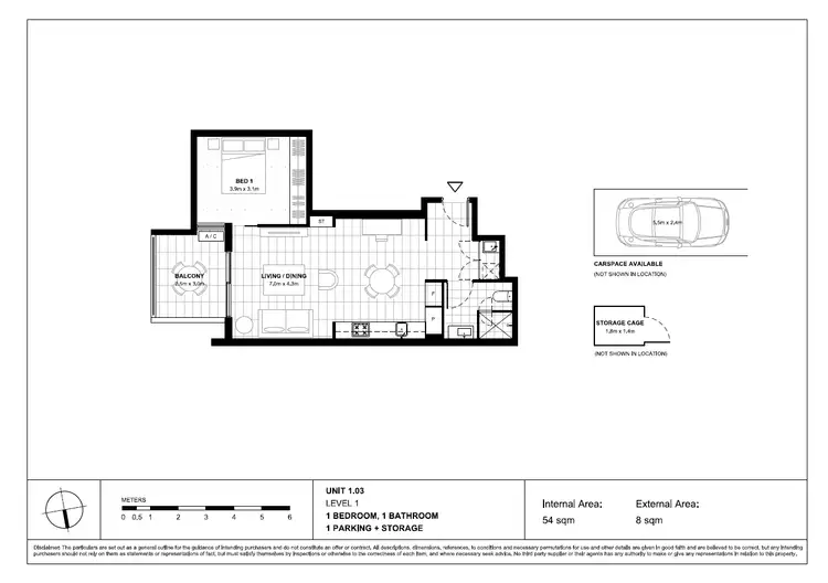 Floorplan of Homely apartment listing, 103/15 Hercules Street, Ashfield NSW 2131